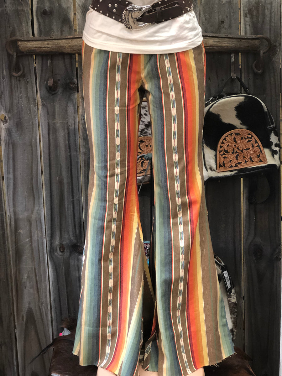 Serape clearance flare pants