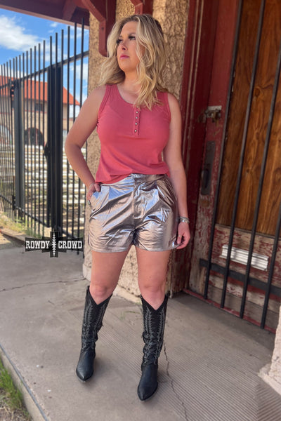 Marfa Metallic Shorts