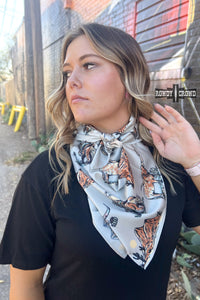 Longhorn Cowboy Wild Rag/ Scarf