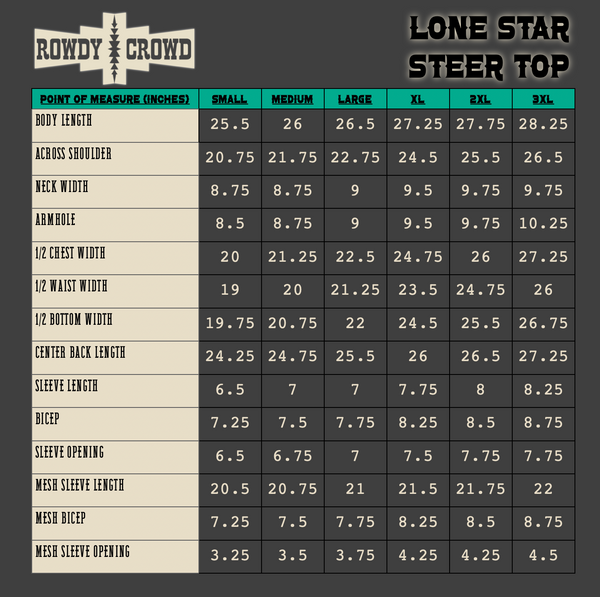 Lone Star Steer Top